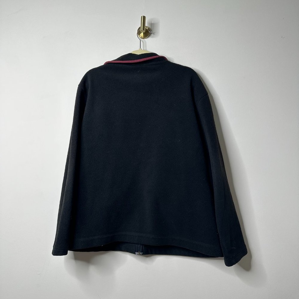GAP Factory Store Black Full Zip Fleece Jacket XL - Picture 3 of 3